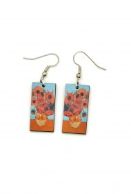 Van Gogh Sunflower Earrings